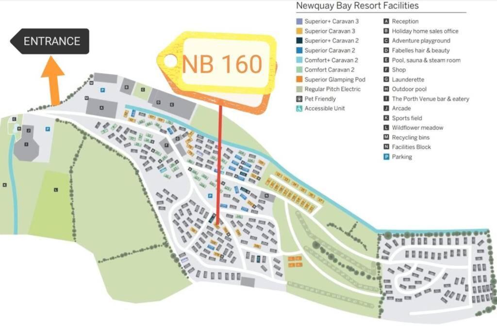 8 Sleep Chalet At Newquay Away Resorts Nb160 מראה חיצוני תמונה