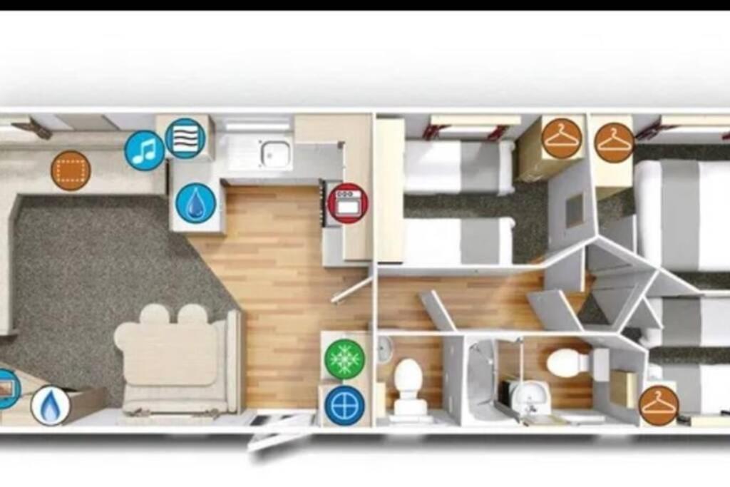 8 Sleep Chalet At Newquay Away Resorts Nb160 מראה חיצוני תמונה